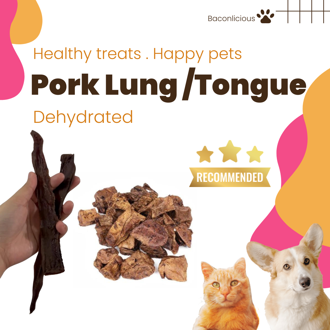 Dehydrated Pork Lung Puff, Tongue