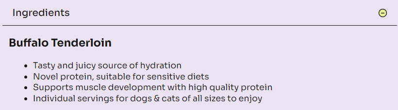 Notti Cat Dog Treats Grass Fed Baked Buffalo Beef - Baconlicious