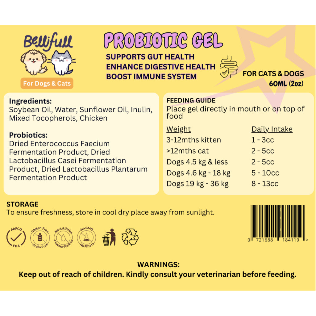 BelliFull Probiotics 60ml Multi-vitamins Gel 60ml