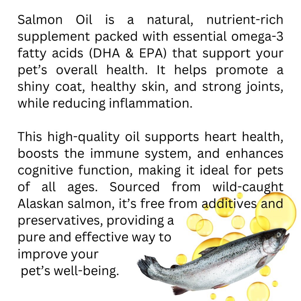 BelliFull Wild Alaskan Salmon Oil for Cats and Dogs (250ml)