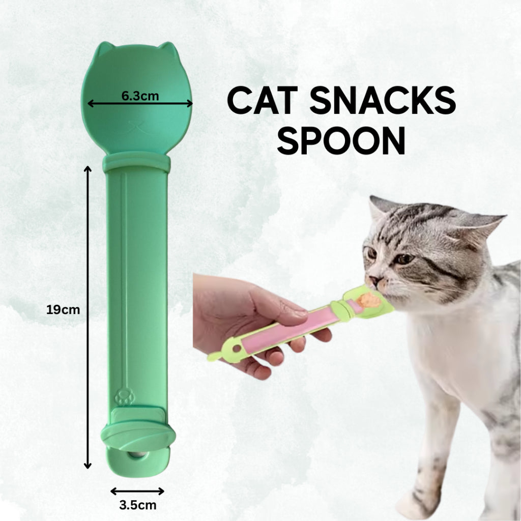 Cat Snacks Spoon Cat Food Squeezer Cat Strip Squeezer