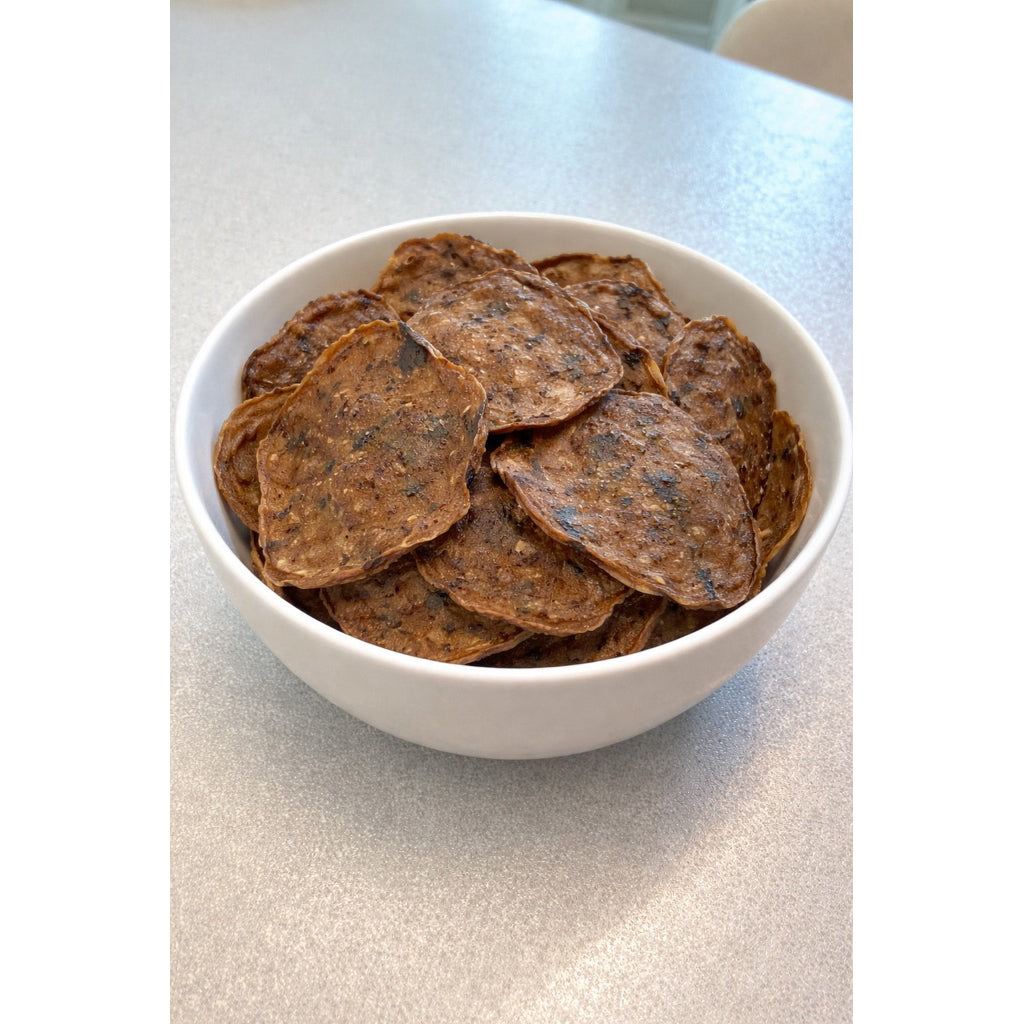 Dehydrated duck jerky for dogs or cats, duck jerky