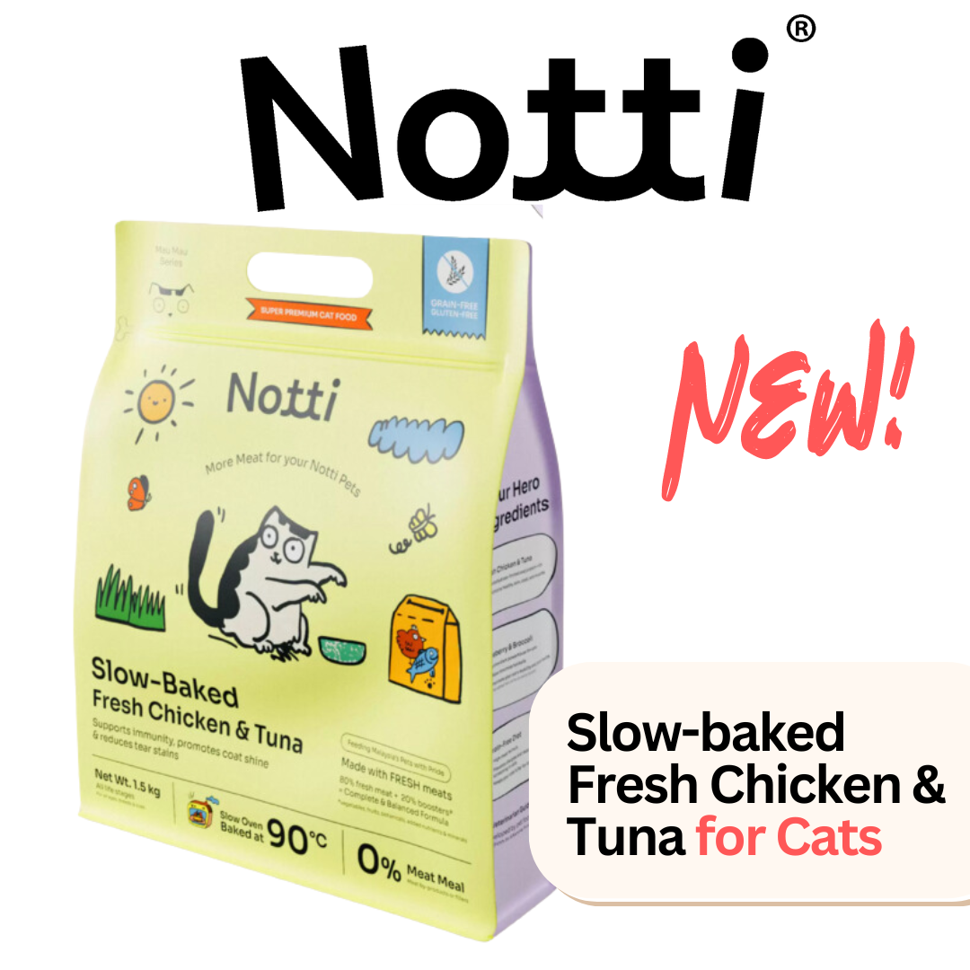 Notti Cat Kibbles Slow-baked Fresh Chicken & Tuna - Baconlicious