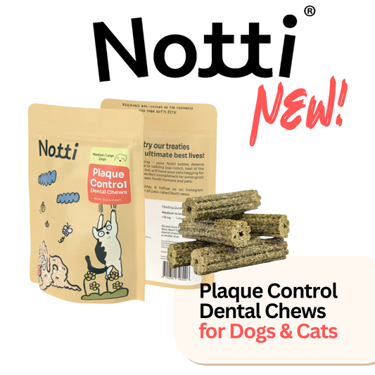 Notti Dog Treats Plaque Control Dental Chews - Baconlicious