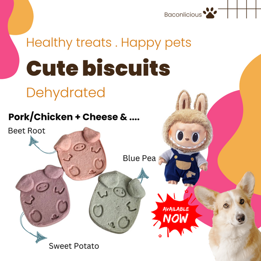 Dog treats, Dog pork Biscuits. Chicken biscuits. The 3 Little Pigs. Labubu