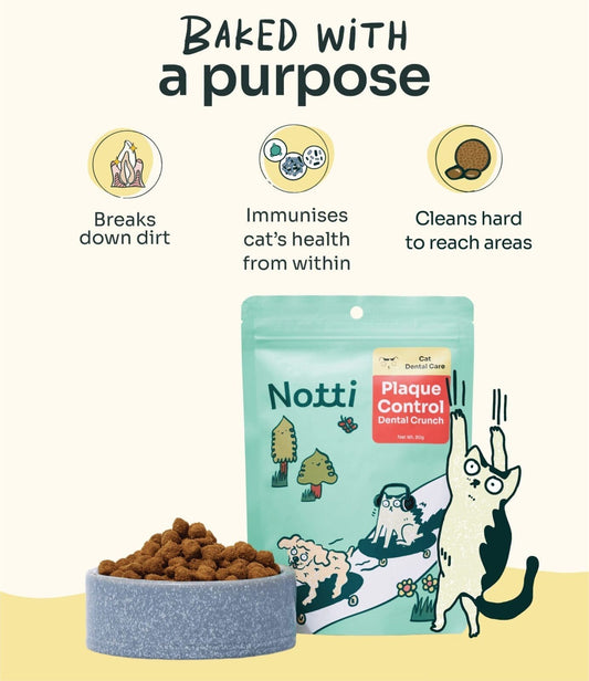 Notti Cat Plaque Control Dental Crunch