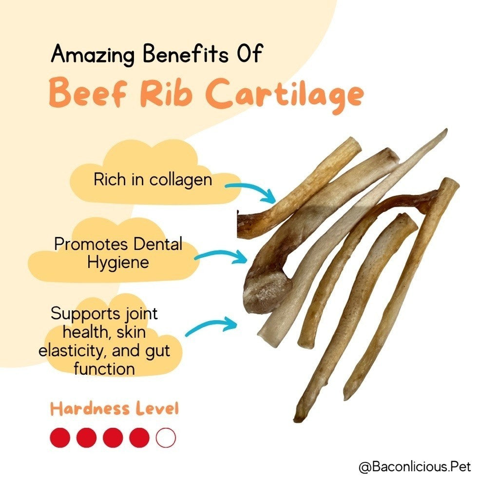 Dehydrated Beef Rib Cartilage 50g