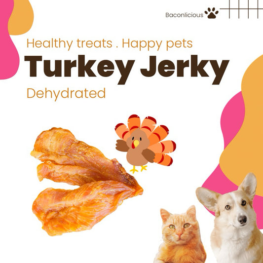 Turkey Jerky for pets. Dog Treats 100