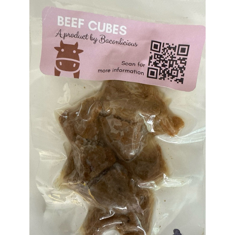 Meat Cubes for Pet. Pet food. Thermal Sterilization No Freezing Refrigeration Required. [SG Product]