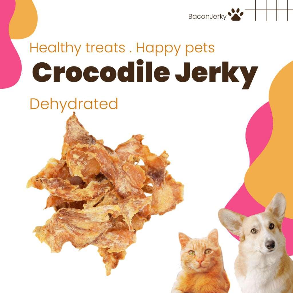 Dehydrated Crocodile Jerky - Baconlicious