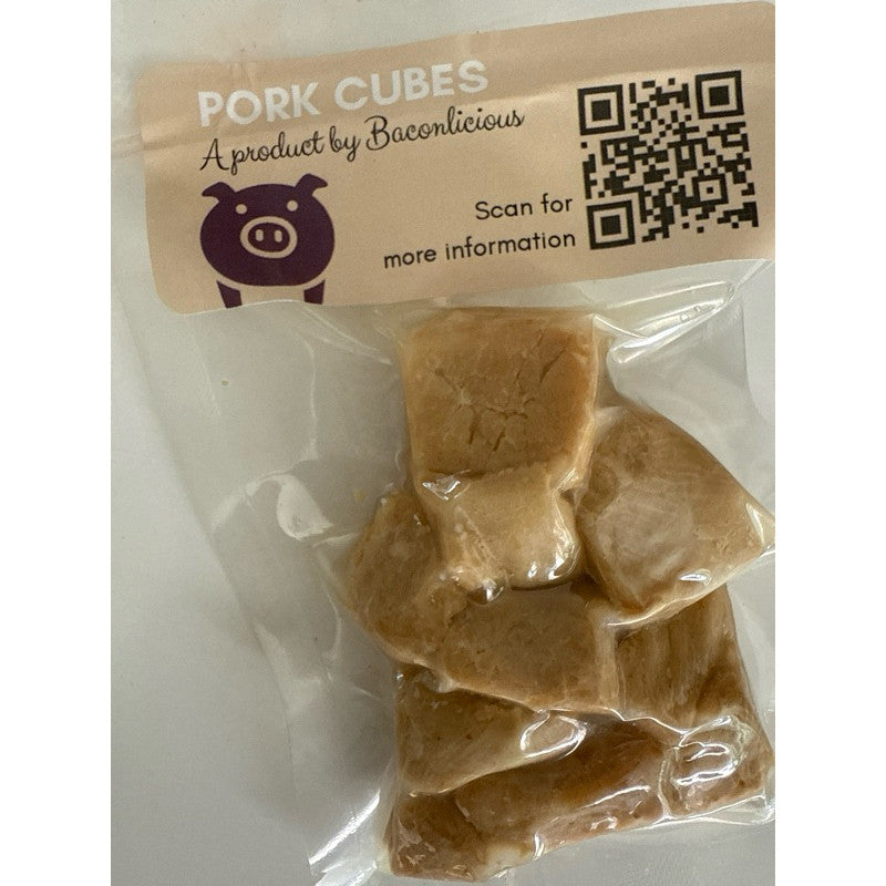 Meat Cubes for Pet. Pet food. Thermal Sterilization No Freezing Refrigeration Required. [SG Product]