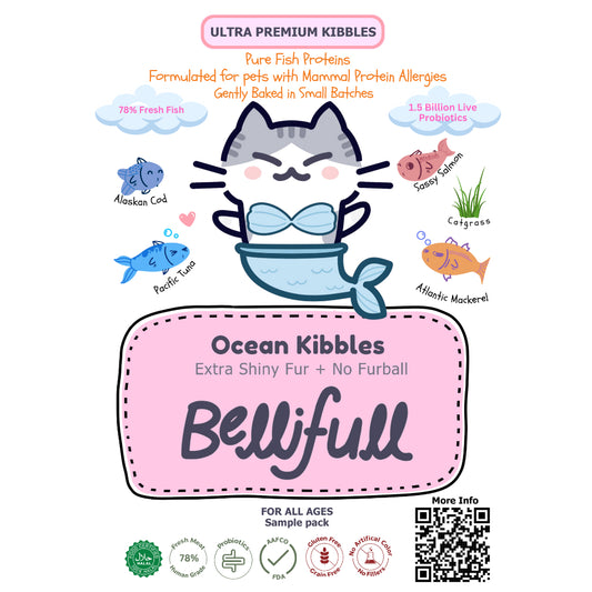 Bellifull Grain Free Gently Baked Slow Baked Cat Kibbles. Pure Fish Kibbles