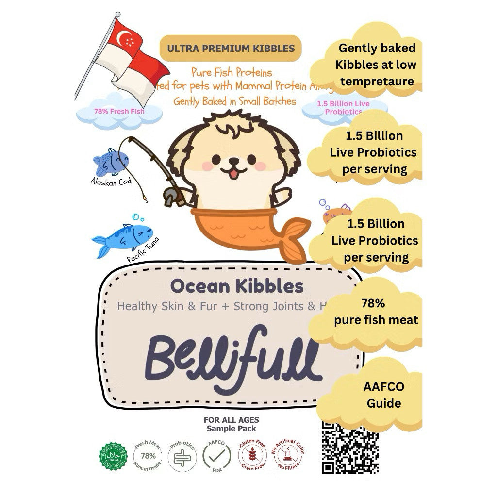 Bellifull kibbles bundle of 3. Cat kibbles, dog kibbles
