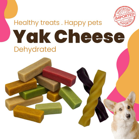 Yak Cheese Dental Chew. Twisted Yak